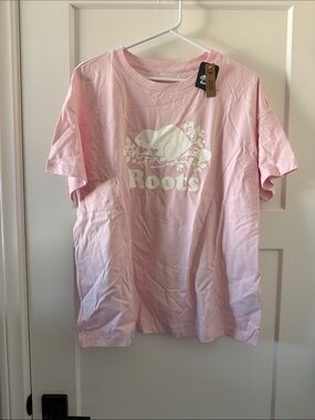 Roots Pink tee